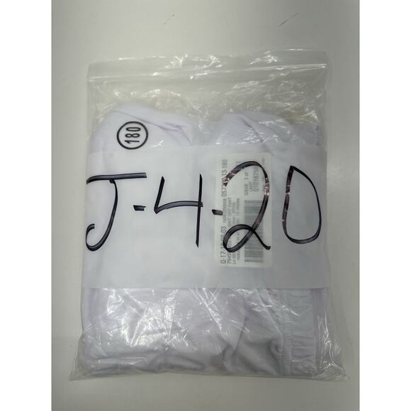 Anthony Richards Womens Pants Size 18 Misses White Knit OPP Pant Elastic Waist - Picture 12 of 12